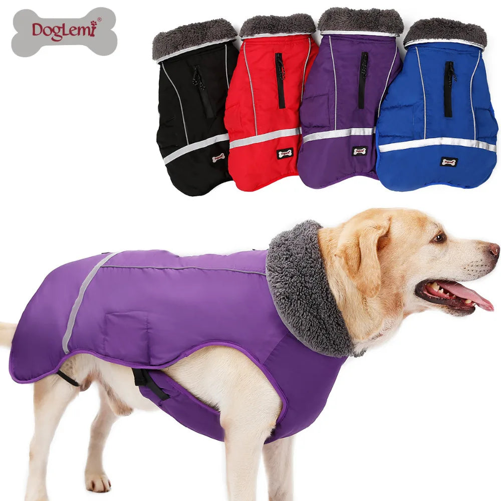 Waterproof & Reflective Warm Dog Jacket