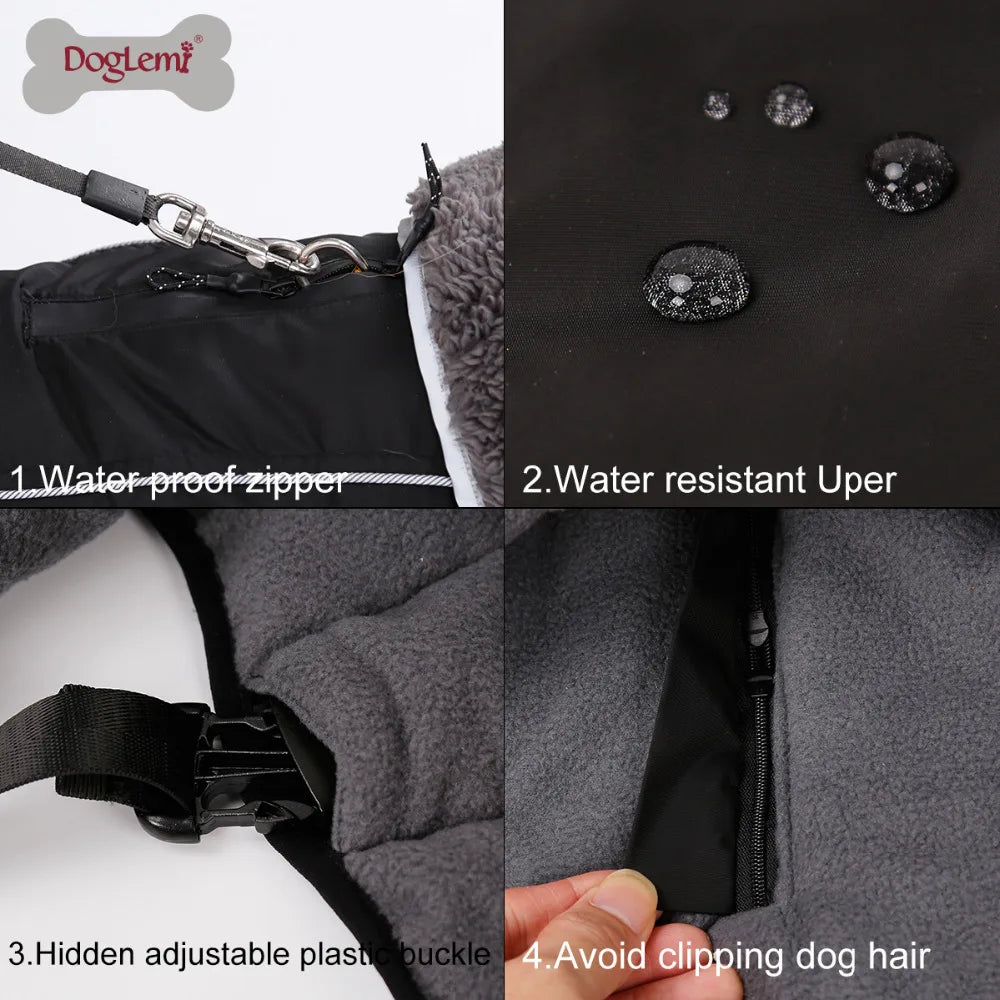 Waterproof & Reflective Warm Dog Jacket