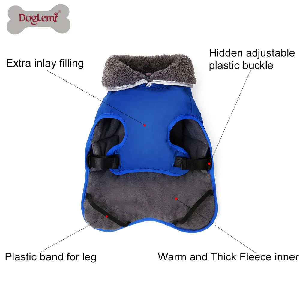 Waterproof & Reflective Warm Dog Jacket